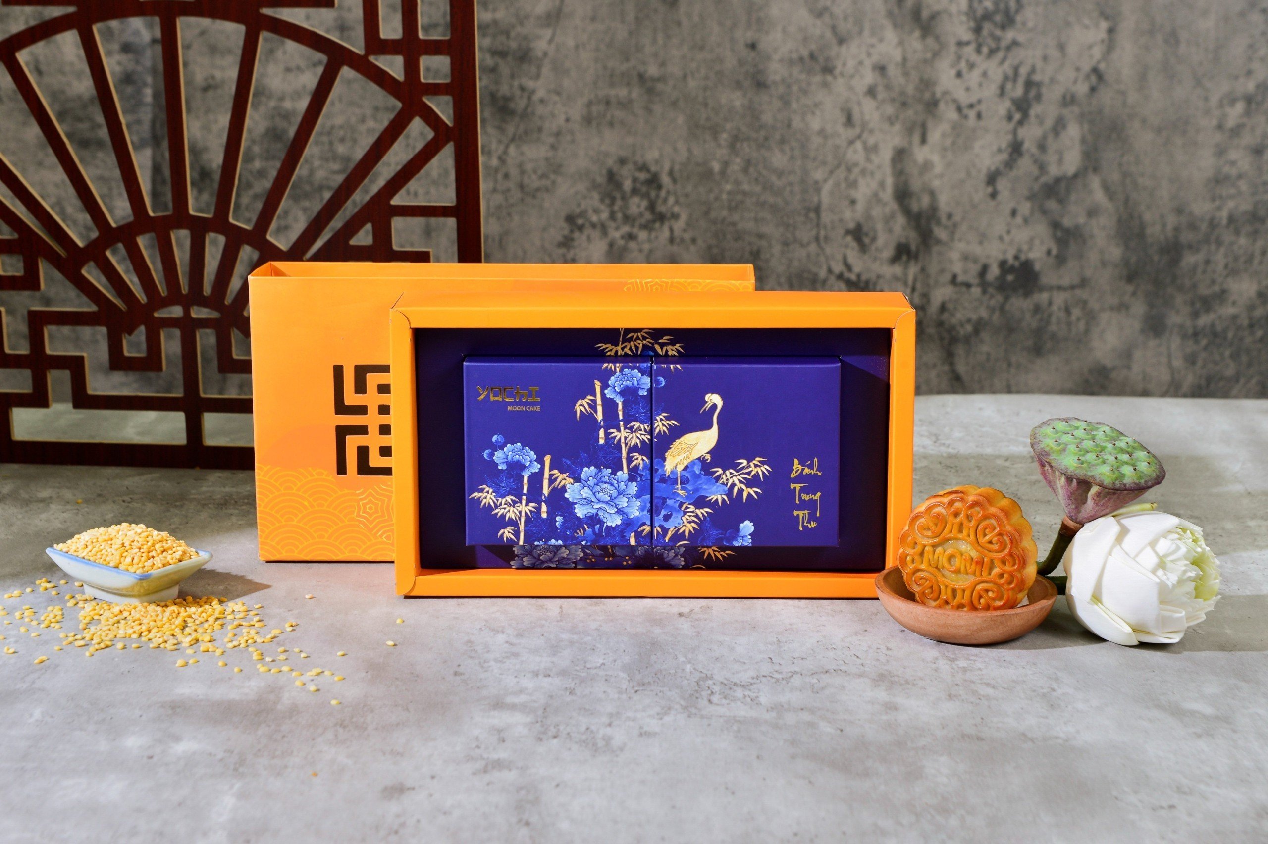 Set 2 bánh 150g Trung thu YOCHI Nguyệt Cát